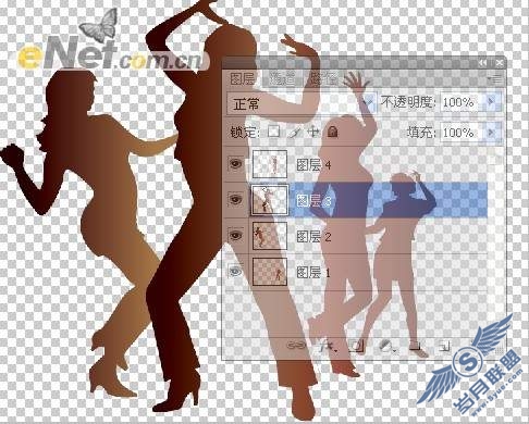 photoshop设计MM的热辣劲舞魅力海报广告