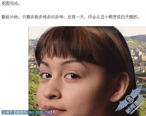Photoshop通道抠图基础实例教程