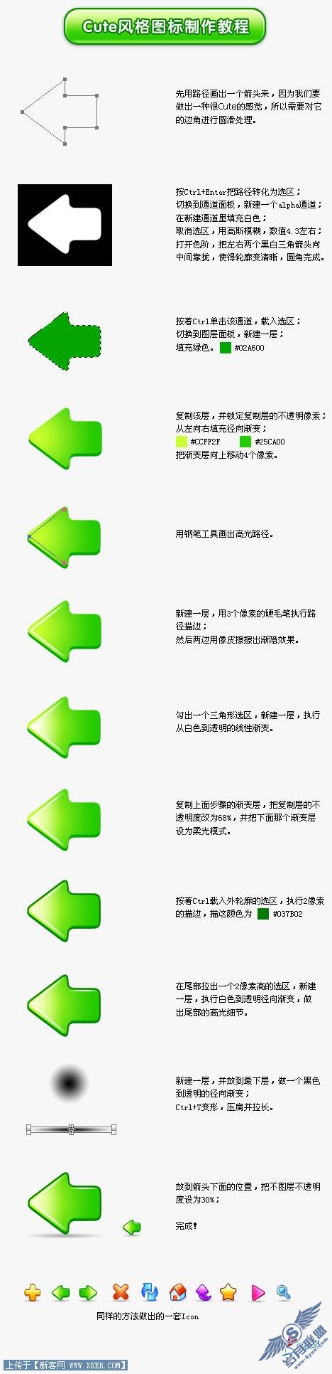 Photoshop教你制作Cute风格图标