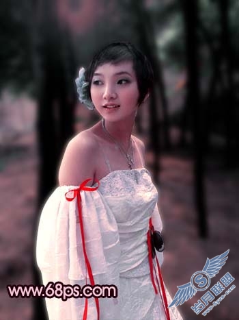 Photoshop调出偏黄照片鲜丽的红色调