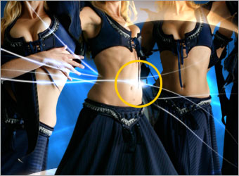 Photoshop教程:合成梦幻舞者