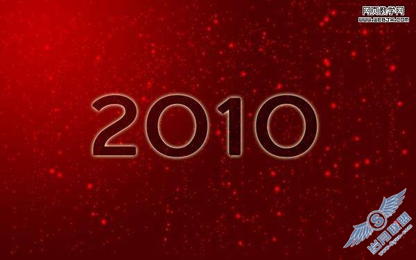 Photoshop制作2010精美的圣诞贺卡教程【图】_