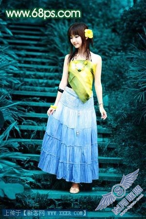 Photoshop打造一只绿色的蝴蝶精灵