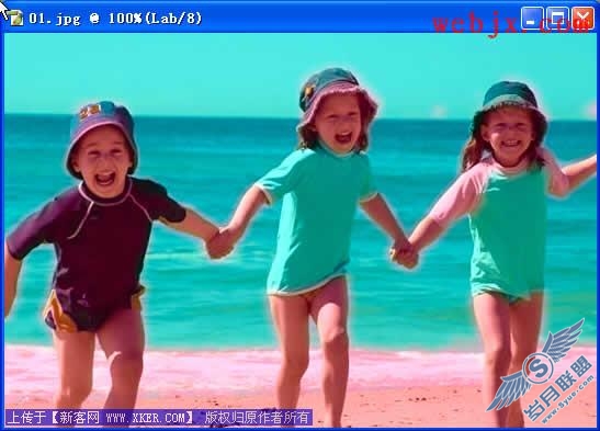 Photoshop的LAB模式做“非主流”照片
