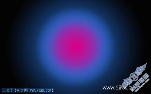 Photoshop制作漂亮彩虹星空