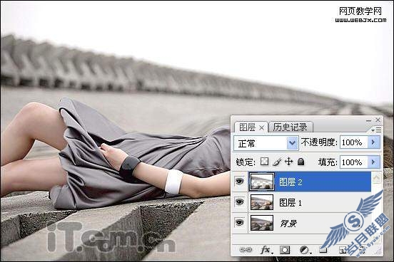 Photoshop教程: 突出照片人物色彩