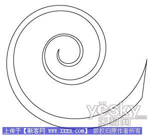 Illustrator巧绘矢量螺旋形状