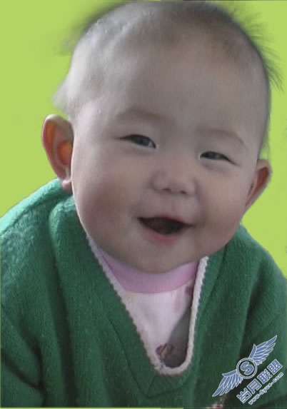 Photosho通道抠图实例:抠出模糊的头发