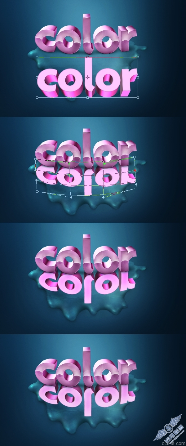 photoshop制作3d文字教程(第二部分)