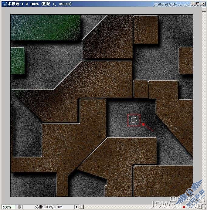 photoshop制作腐蚀的金属效果图教程【图】_