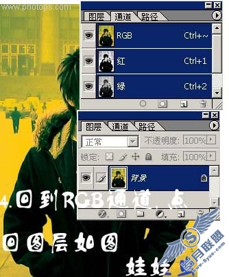 Photoshop制作非主流帅男效果