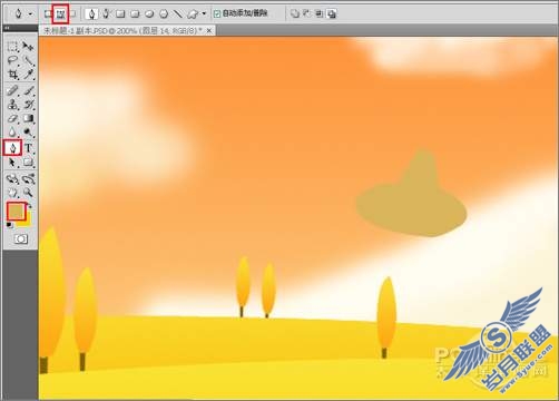 Photoshop插画:秋分主题