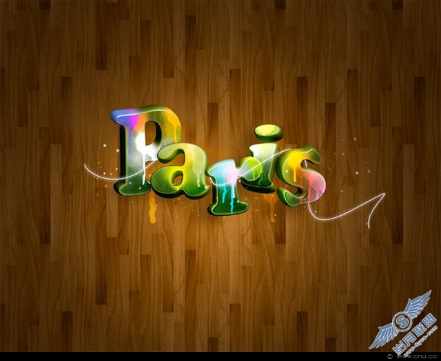 国外3D文字特效插画作品欣赏