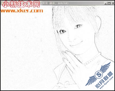简单只需四步将照片处理成手工素描