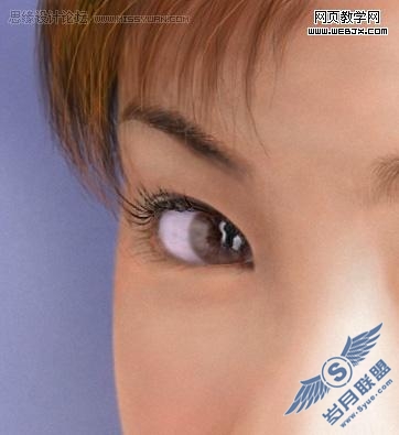 Photoshop鼠绘教程:气质美女