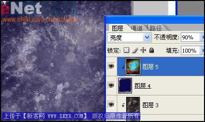 Photoshop制作迷人的黑夜传说