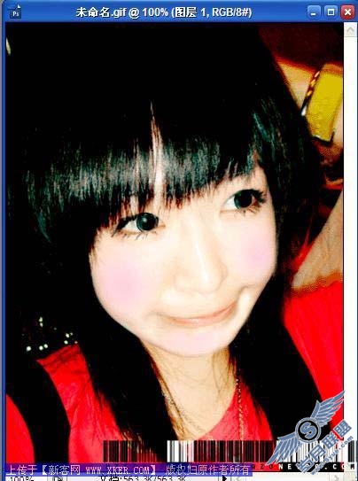Photoshop制作VONAI风格非主流照片效果