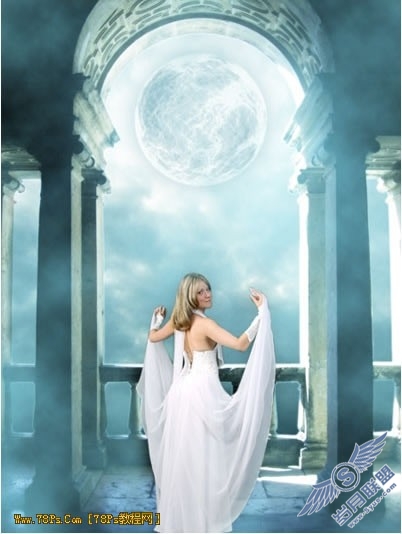 PhotoShop合成梦幻神秘效果照片
