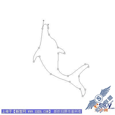 Photoshop鼠绘逼真玉石海豚吊坠