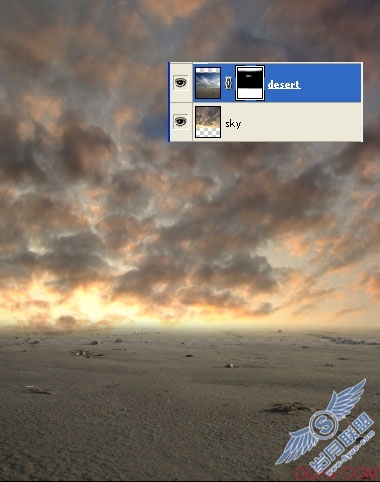 photoshop人物合成教程