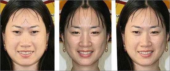 Photoshop出来的众多明星对称脸照欣赏