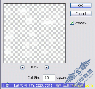Photoshop简单制作一个精致马赛克背景