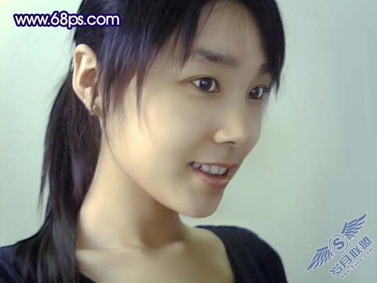Photoshop照片处理:调出美女照片柔和的淡黄色