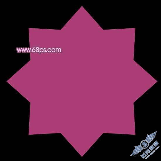 Photoshop制作粉色心形水晶宝石【图】_