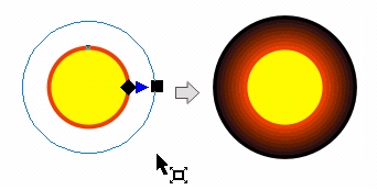 CorelDRAWContour(轮廓)效果(图二)