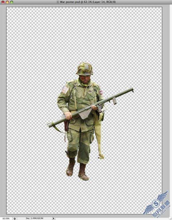Designing a war movie poster