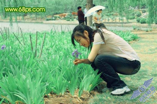 Photoshop调出照片外景鲜艳的绿色调
