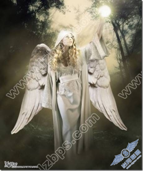 Photoshop制作神圣天使