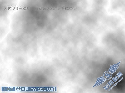 Photoshop渲染类滤镜做特效:光照岩壁