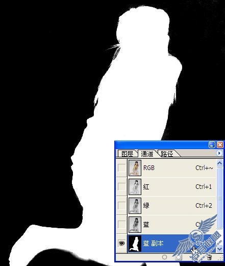 利用Photoshop通道来实现快速简单抠图