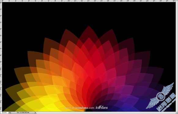 AI+Photoshop打造色彩斑斓的花花壁纸