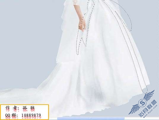 Photoshop鼠绘教程:制作新娘婚纱照【图】_