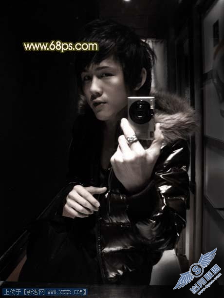 Photoshop调出帅哥的黝黑质感肤色