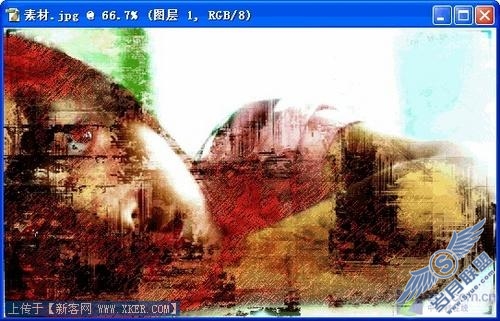 Photoshop 实例：制作非主流颓废照片 