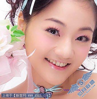 Photoshop通道巧为美女照片做美容_天极设计在线转载