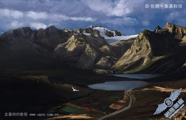 PhotoShop临摹教程:风景绘制