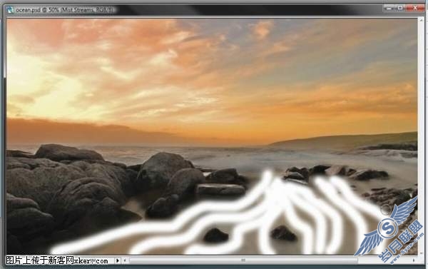 国外顶级Photoshop教程:炫彩河流动态效果