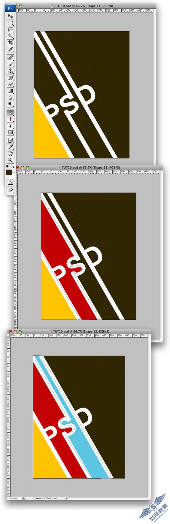 Photoshop绘制质感污染特效的PSD海报