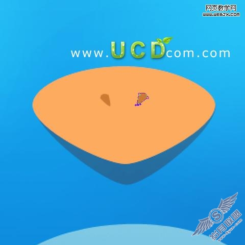 Photoshop教程:绘制可爱的卡通小鸟图标