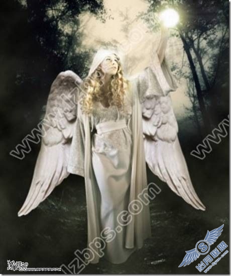 Photoshop制作神圣天使