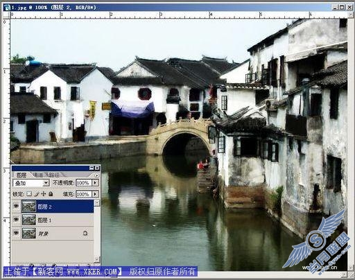 Photoshop用另类方法打造水彩效果
