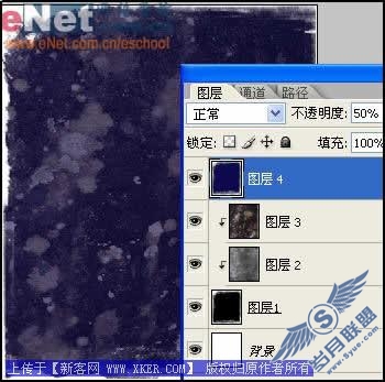 Photoshop制作迷人的黑夜传说