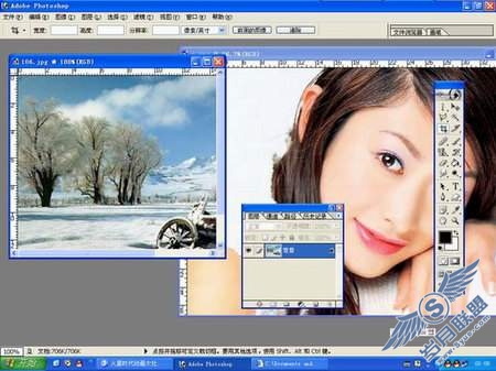 Photoshop制作神秘的图片中隐藏的图片