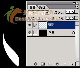 天极设计在线_Photoshop滤镜绘制半透明叶片