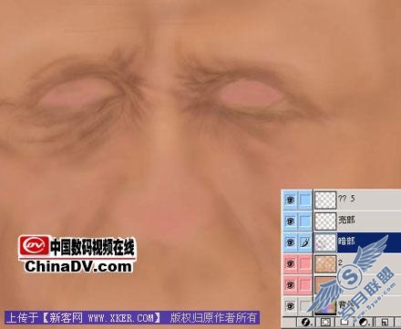 利用PhotoShop完成角色脸部贴图制作