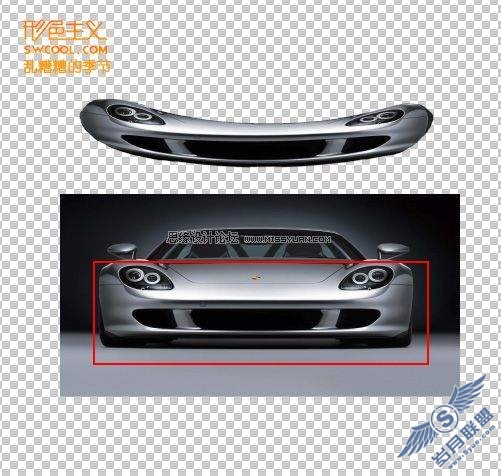 photoshop合成外星球飞碟袭击森林的创意